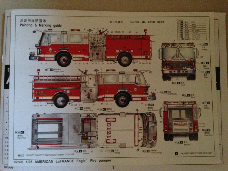 American LaFrance Eagle Fire Pumper 1:25 (Trumpeter) Img_9210