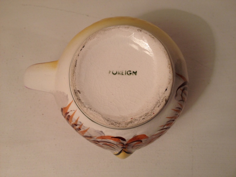 Owl mug marked foreign. Id please. Thanks 2014-029
