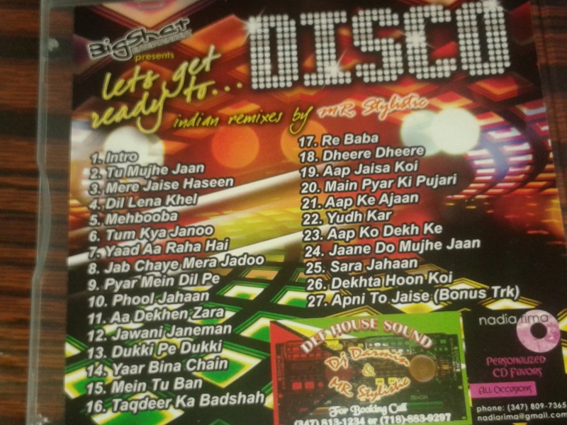 Bigshat Entertainment Presents Mr. Stylistic Lets Get Ready To Disco (JUNE 2010) Back_c10