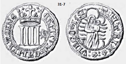 Inmaculada Concepción / IHS - Nomina Sacra - MR(371)  (R.M. SXVI-C8) 1557_i10