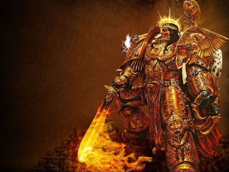 [TERMINE] warhammer 40k cosplay : l'armure de l'Empereur-Dieu de l'humanité 79909611