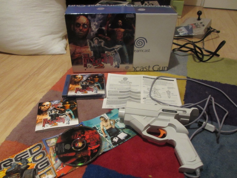 Dreamcast Arcade Stick, pack House of the dead 2... Gun10