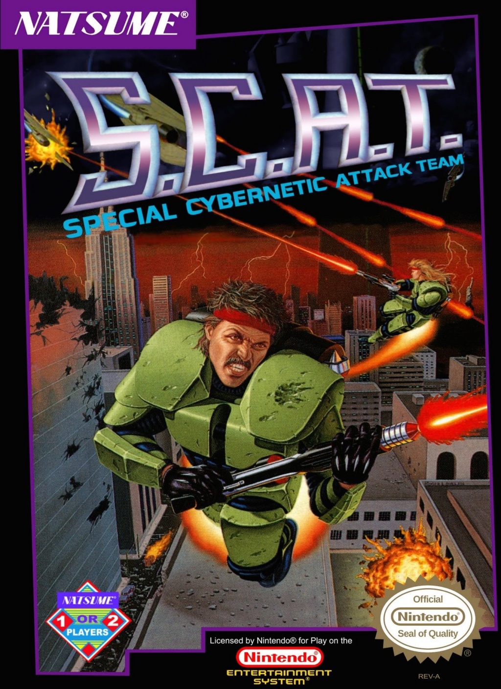 S.C.A.T. : Special Cybernetic Attack Team (NES) 14183210