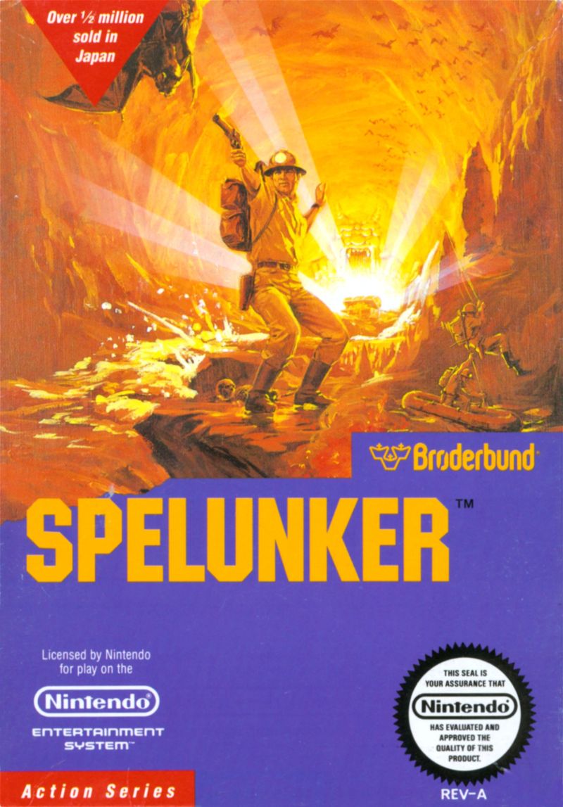 Spelunker 1 et 2 sur NES 19407110