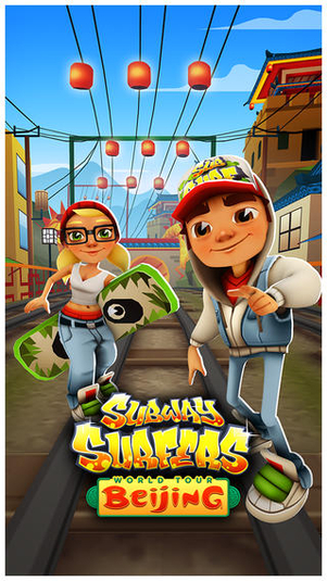 لعبة 2014 Subway Surfers للموبيل  Muslim66