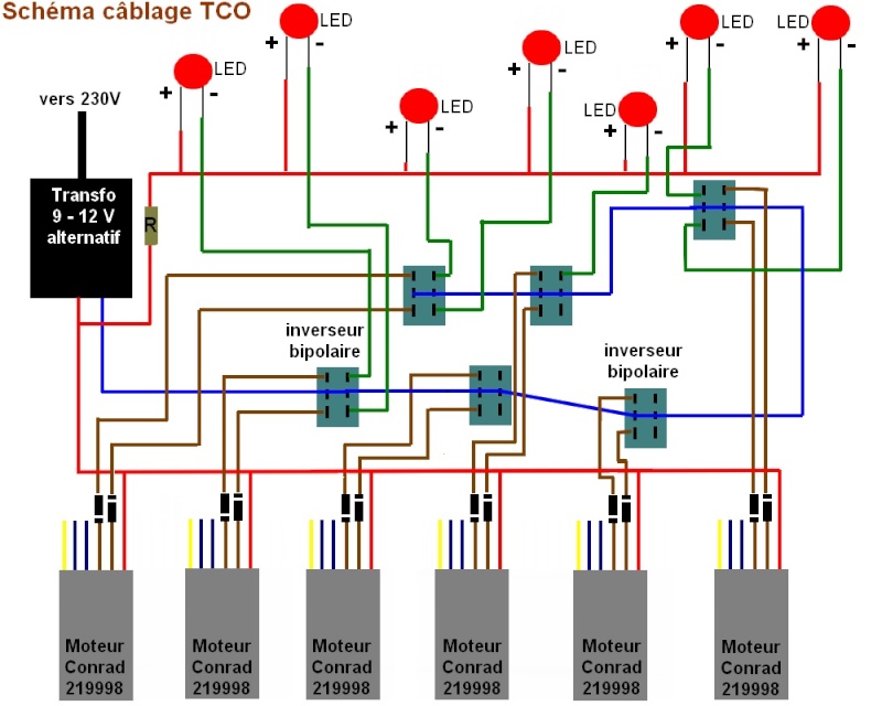 Derneville: câblage moteurs Conrad et TCO Cablag10