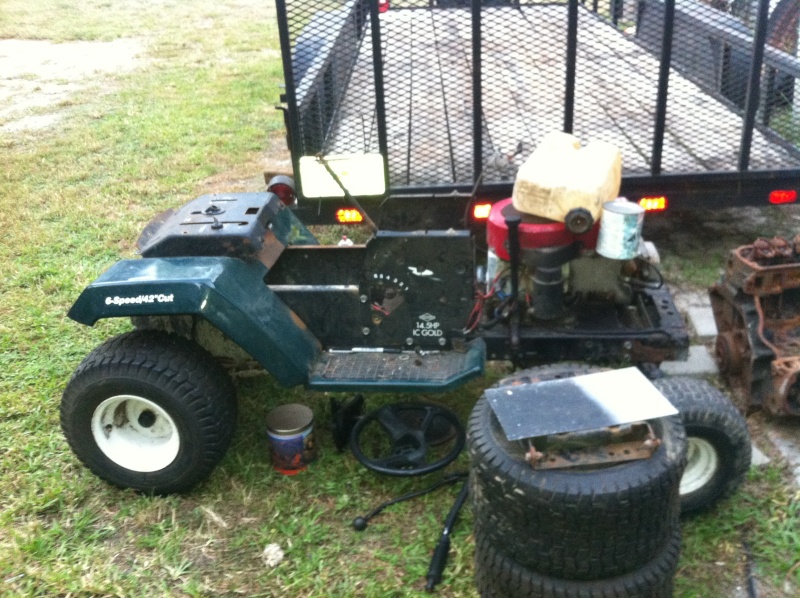 craftsman drag race mower Image99