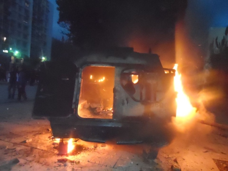Violents affrontements à Béjaia entre étudiants et force de l'ordre le 26/02/2014 168