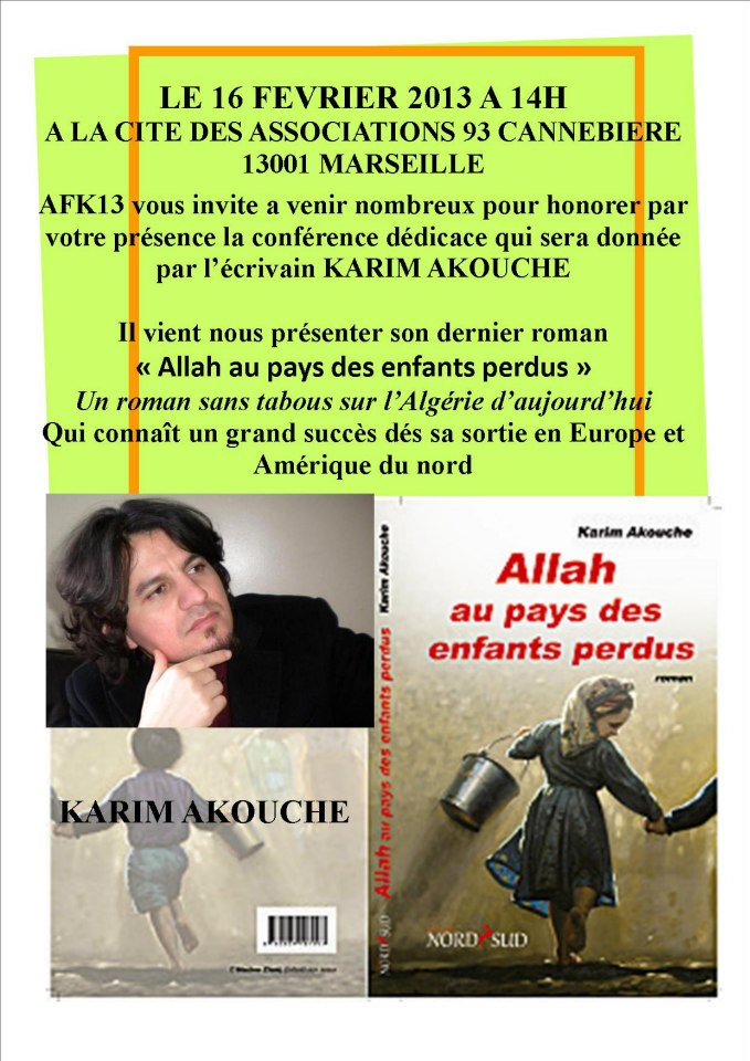 Karim Akouche, Ecrivain Kabyle 30807110