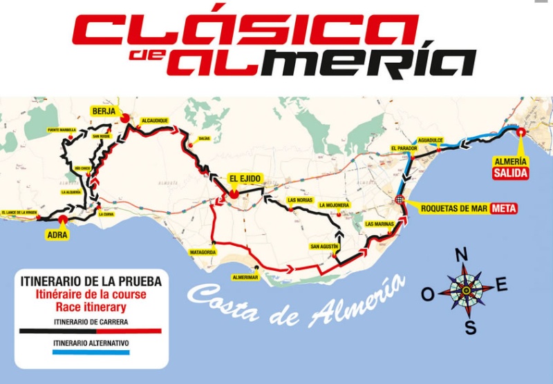 2014 - 2014.03.02 ore 20,00 - Streaming Video CLÁSICA DE ALMERÍA 2014 (Spa) - Almería - Roquetas de Mar - 182,3 Km - 02 marzo 2014 - Elite STRADA ** Clasic11