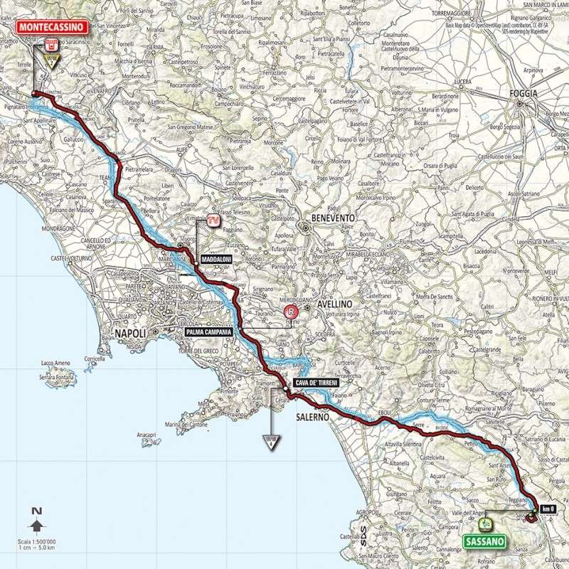 italia - 2014.05.15 ore 14,00 - Live Streaming Video GIRO D'ITALIA 2014 (Ita) (09 maggio-01 giugno 2014) - 6a tappa - Sassano-Montecassino - 247,0 km - 15 maggio 2014 - Elite STRADA ** Tappa_45