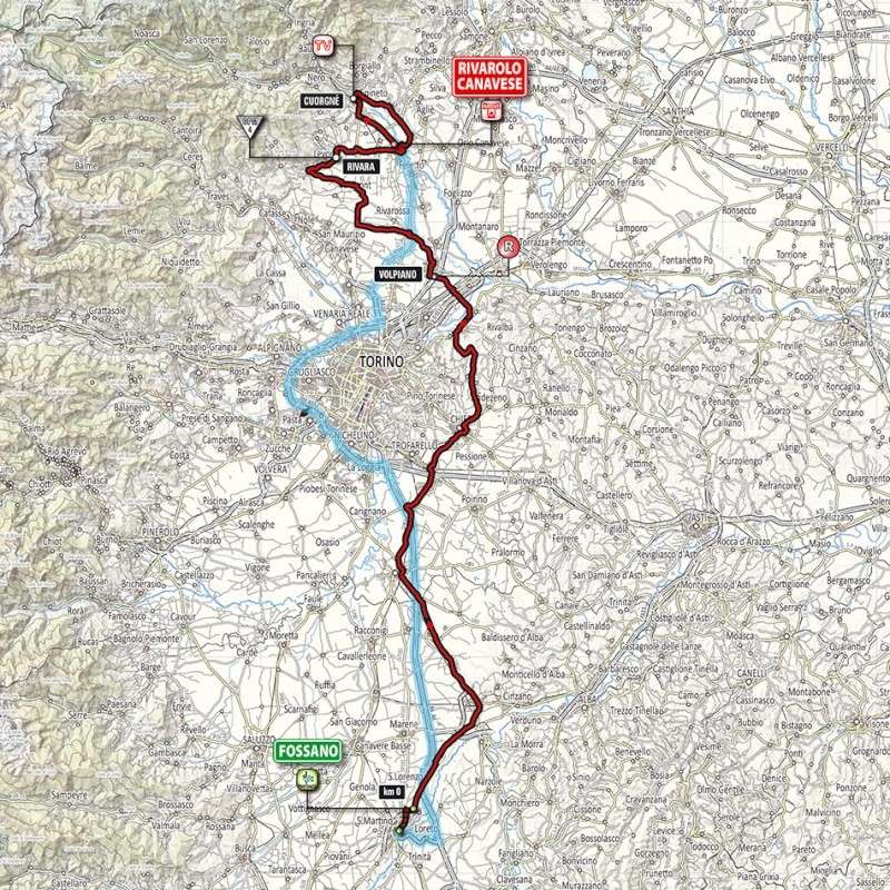 italia - Giro d'Italia 2014 - 13a tappa - Fossano-Rivarolo Canavese - 157,0 km (23 maggio 2014) Tappa_64