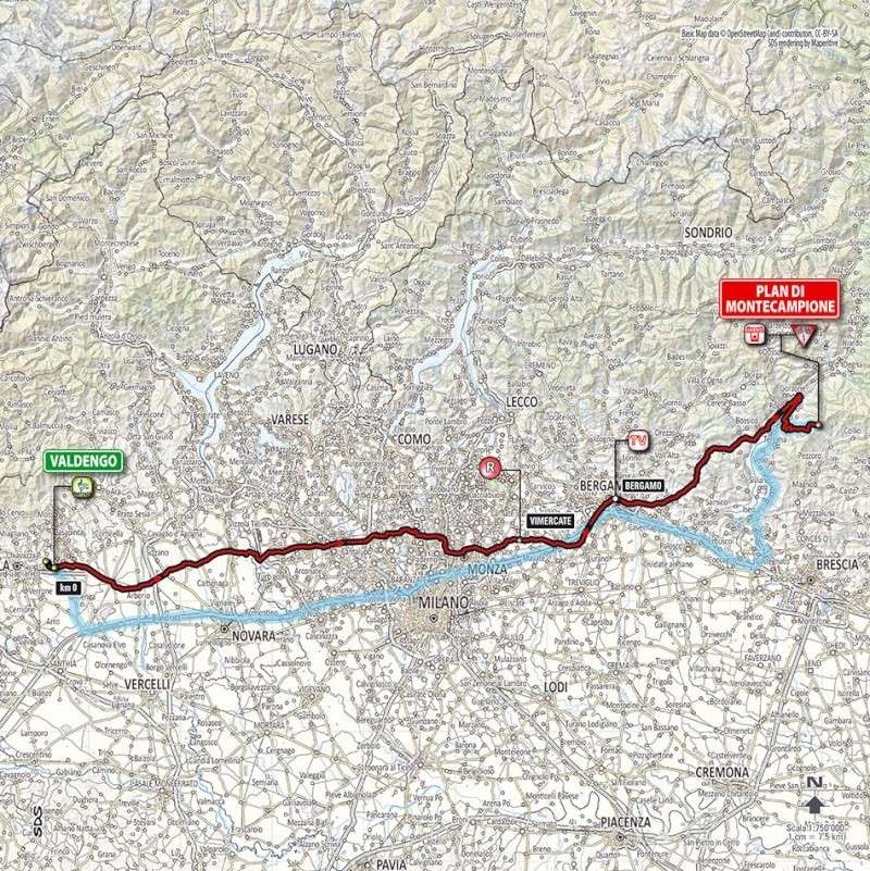 italia - Giro d'Italia 2014 - 15a tappa - Valdengo-Plan di Montecampione - 225,0 km (25 maggio 2014) Tappa_73