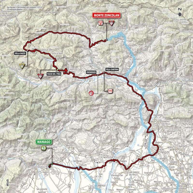 Giro d'Italia 2014 - 20a tappa - Maniago-Monte Zoncolan - 167,0 km (31 maggio 2014) Tappa_91