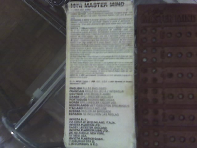 Mini Mastermind 27-04-11