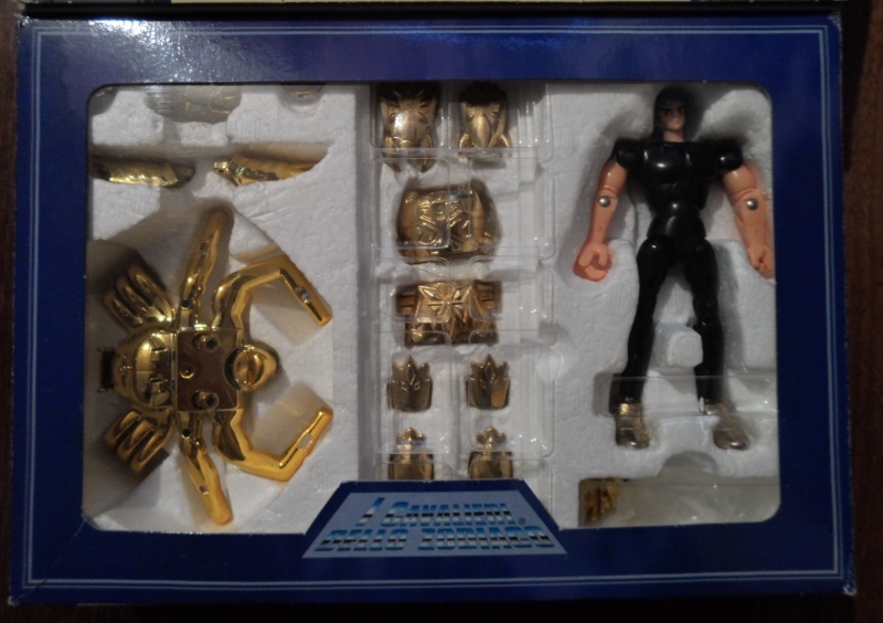 Vendo Cavalieri dello Zodiaco Vintage - scatola azzurra e scatola tempio Cancer10