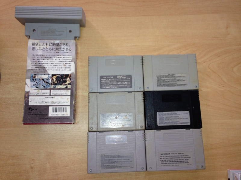 (Vends) Jeux snes+ 1 jeu Super Famicom + Ad 29 advance Img_0925