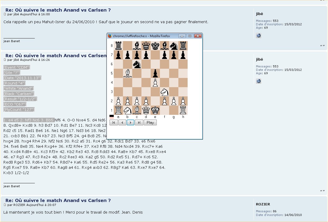 Où suivre le match Anand vs Carlsen ? Firefo10