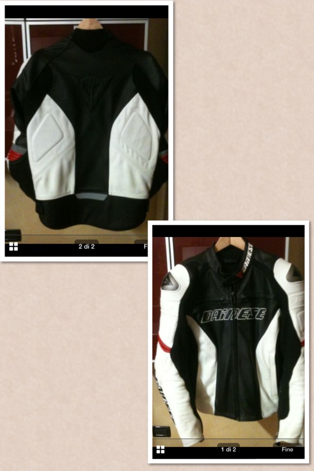 per rinnovo armadio vendo anche questo giacca  dainese tg 50 Piccol18