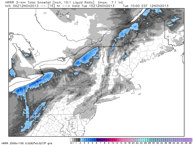 November 12th Morning Snow Observations/Discussions  Hrrr_s10