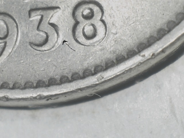 1938 -  Double 3 Pointu ( Dbl. Pointed 3 ) 5_cen141