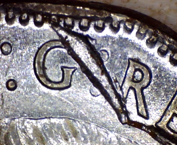 1944 - Coin Cassé & Retenu "Avers" (Retained Broken Die) 5_cent58