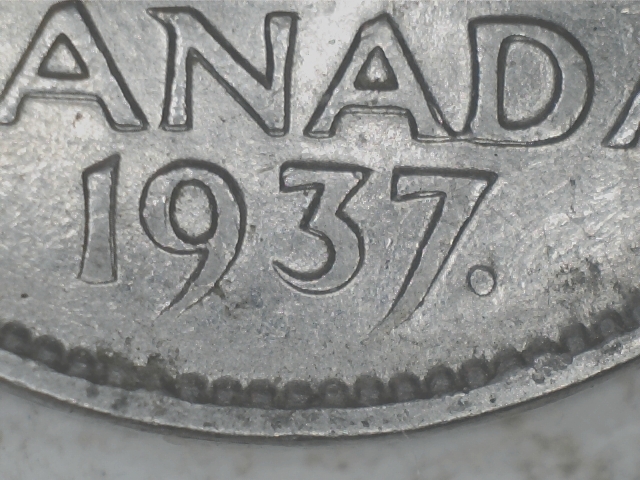 1937 - Double "CANAD" & Date 5_cent80
