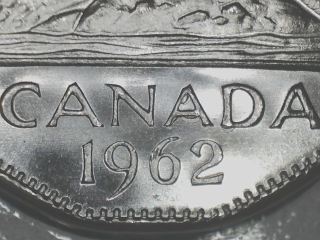 1962 - Éclats de Coin dans "A" de CANADA (Die Chip "A") Desing12