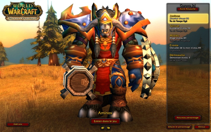 aminos  guerrier tank / arme et tyissue druide heal [Apply] Wowscr10