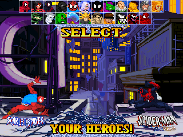 BigPimp's Spiderman game Alt. edit with mugenhook, Update 1. Mugen017