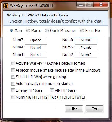  WarKey++ | The Perfect way to customize WarCraft Inventory Hotkeys Advertisements: Warkey10