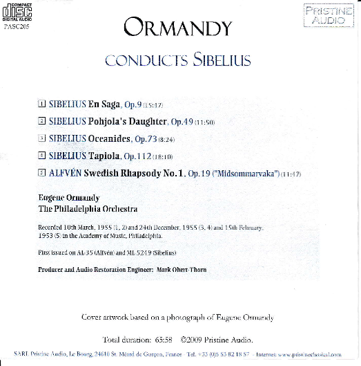 sibelius - Sibelius – Tapiola (discographie & écoute comparée) - Page 4 Sibeli12