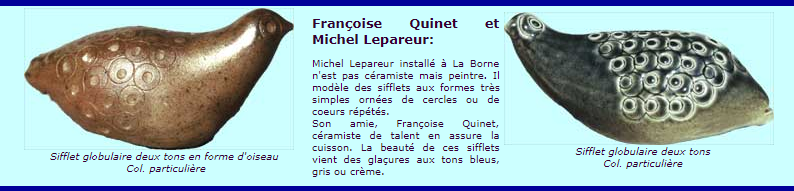 sifflets en grès Françoise Quinet et Michel Lepareur Captur17
