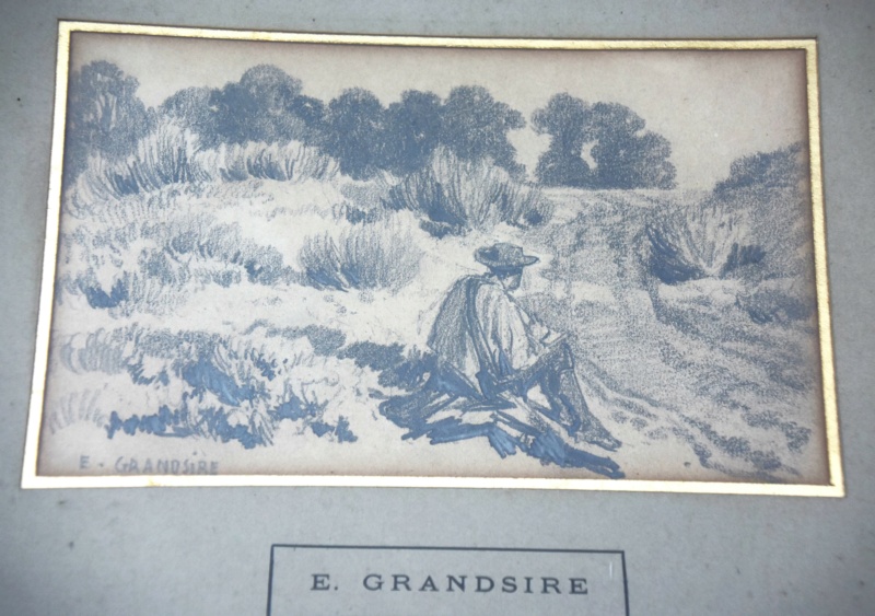 Eugène Grandsire 1903 Autoportrait au bord du chemin Dsc_1331