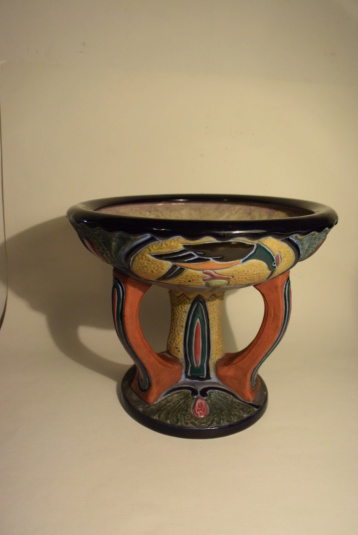 Coupe tripode Amphora Tchécoslovaquie Dsc_2710