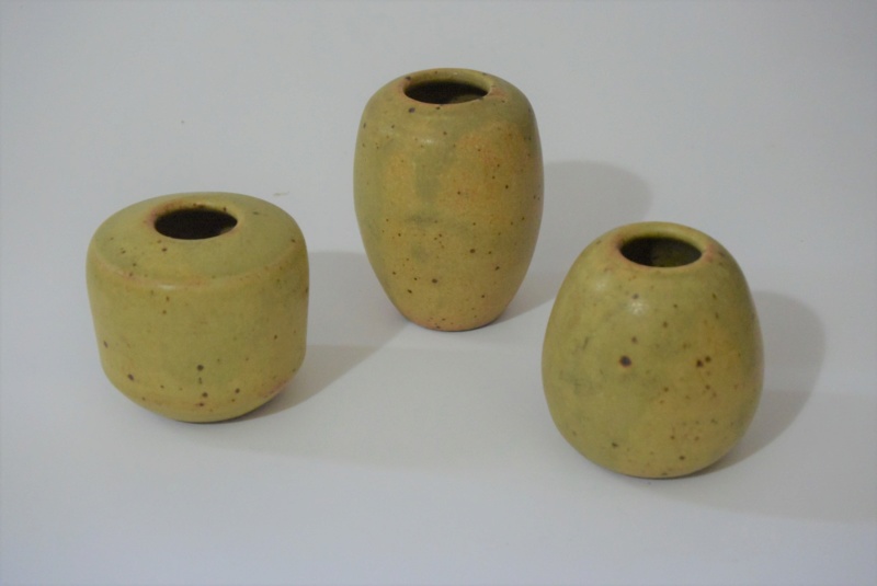 Série de vase et coupes jaunes Jean Cacheleux Dsc_3043