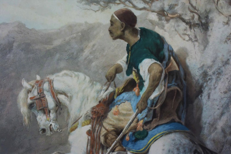 "Kabyle" peint par Adolphe SCHREYER (photogravure 1881) Dsc_4239