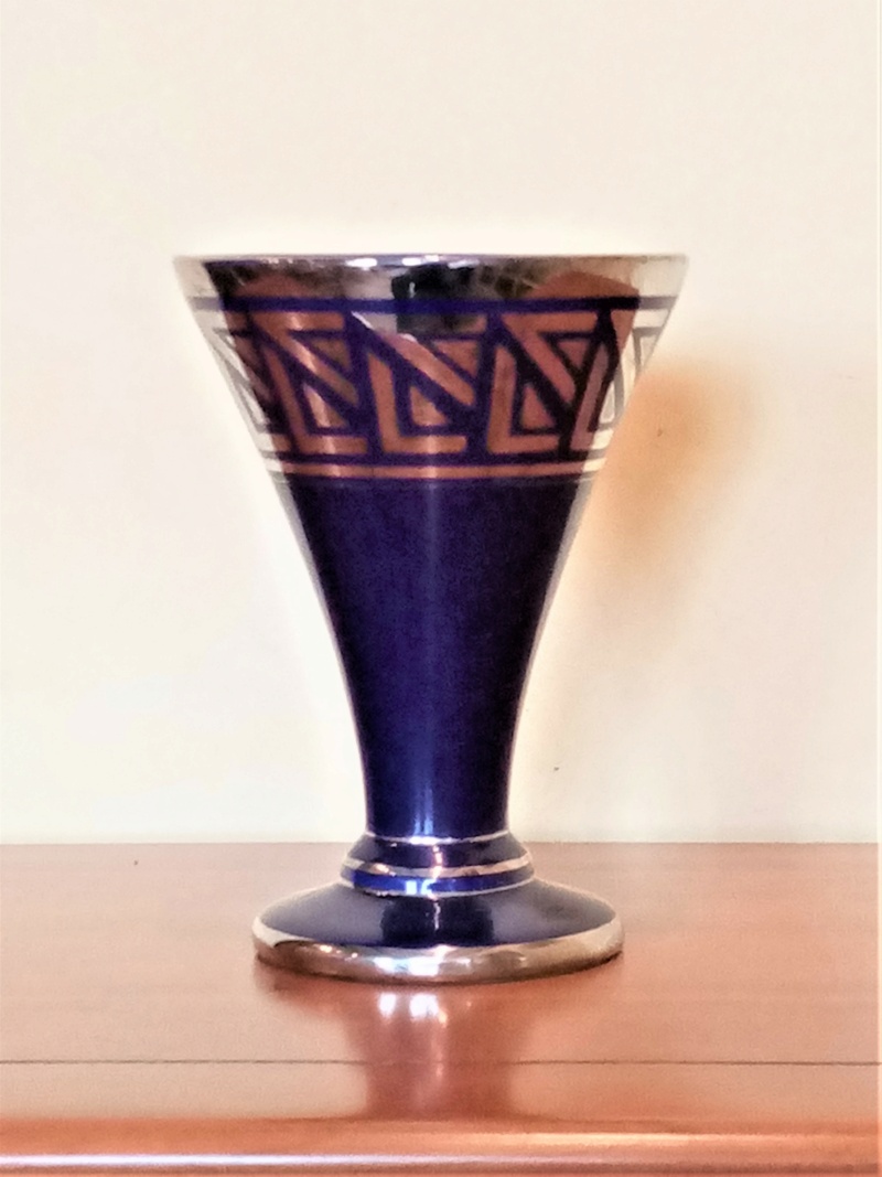 ODYV vase art déco bleu et or Img_2063