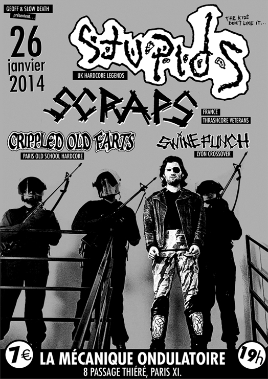 THE STUPIDS (uk) + SCRAPS @ Paris, 26/01/2014 ! 13120410