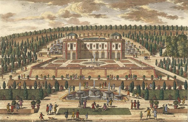 La pavillon de Breteuil, trianon du château de Saint-Cloud 12714910