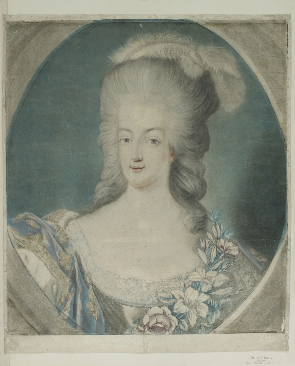 Marie-Antoinette en grand habit de cour (1775), par et d'après Jean-Baptiste-André Gautier Dagoty 15727610