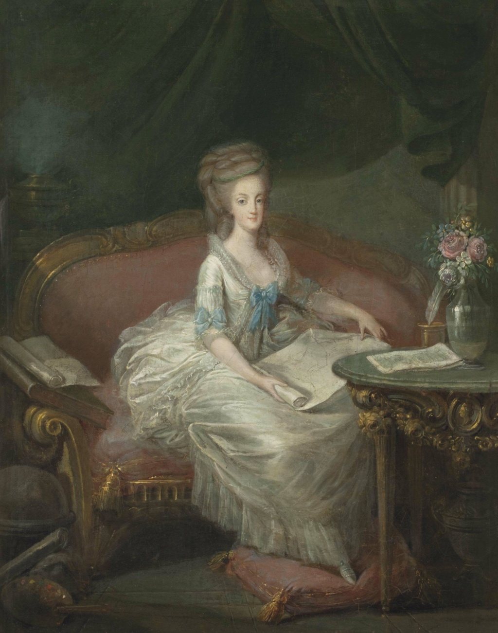 Portraits de Marie-Antoinette et de la famille royale par Charles Le Clercq ou Leclerq - Page 4 2012_p17
