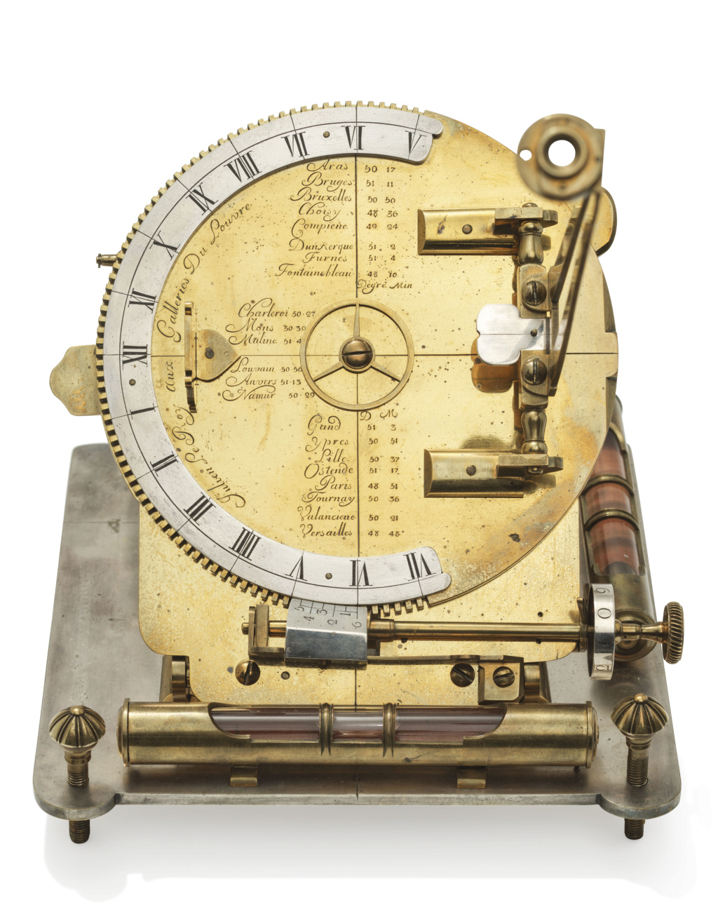 Latitudes et longitudes, les instruments de mesure du temps pour les voyages : chronomètre de marine, cadrans solaires et boussoles du XVIIIe siècle 2019_c42