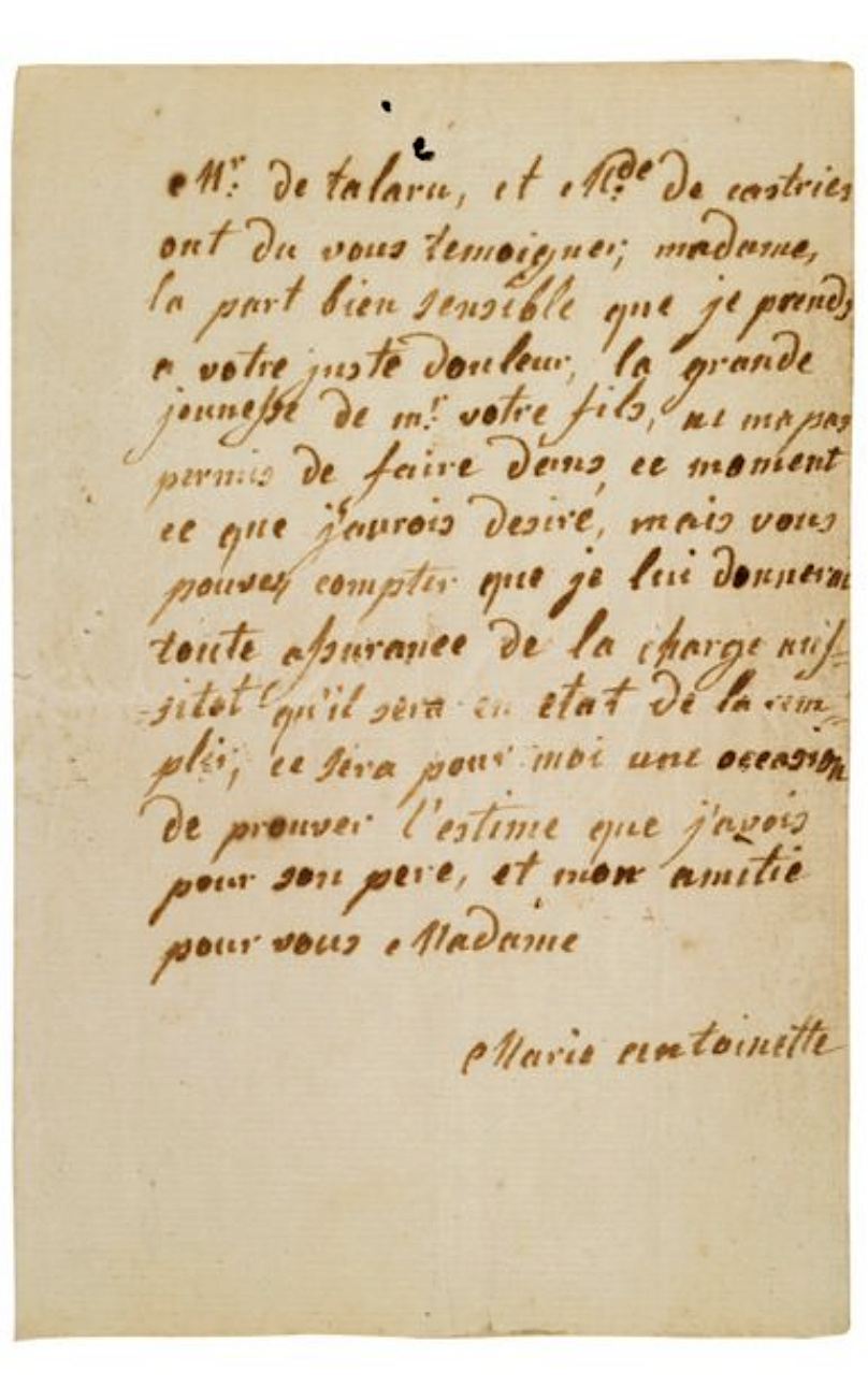 Lettres de Marie-Antoinette à des destinataires inconnus  - Page 3 318