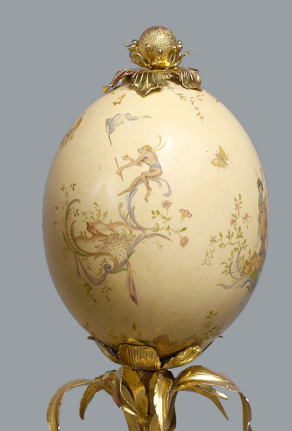 Les oeufs de Pâques et les oeufs d'Autruche peints au XVIIIe siècle 3588-110