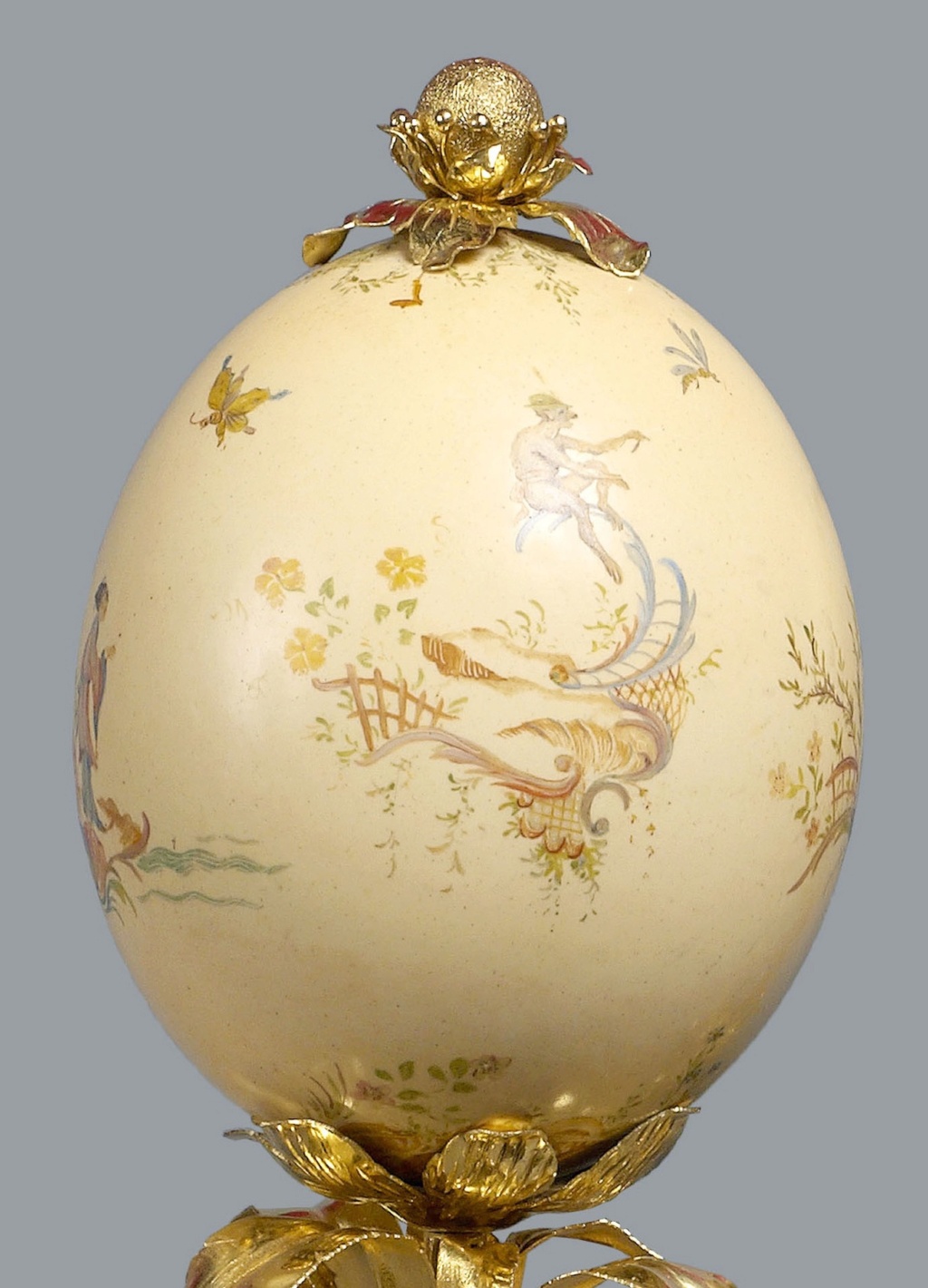 Les oeufs de Pâques et les oeufs d'Autruche peints au XVIIIe siècle 3588-210