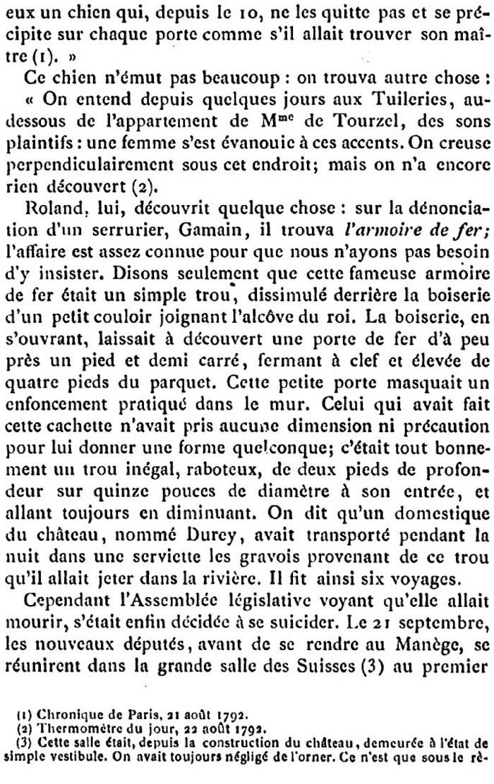 Ventes aux enchères des effets et mobiliers des Tuileries après les pillages du 10 août 1792 410