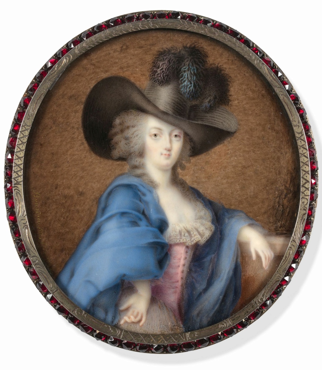 Portrait en miniature de Marie-Antoinette par Bourdieu ou Bourdier (fils) ?  4288_114