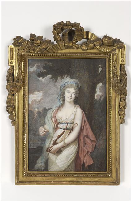 François Dumont, dit l'Aîné, peintre miniaturiste. 50926910