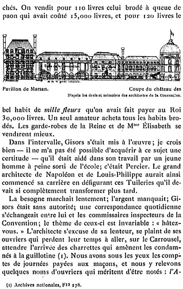 Tuileries - Ventes aux enchères des effets et mobiliers des Tuileries après les pillages du 10 août 1792 610